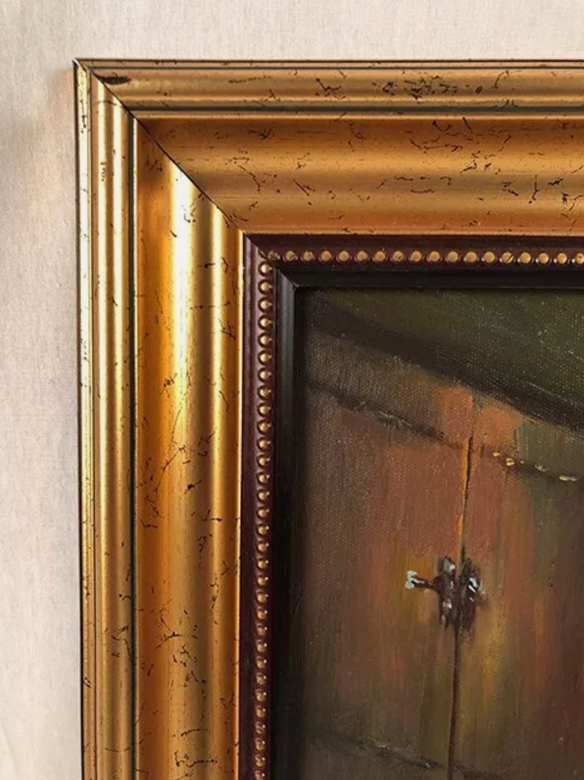 Huile Sur Toile, Les Amateurs De Peinture D’après Ernest Meissonier (1815 – 1891). XXe-photo-4