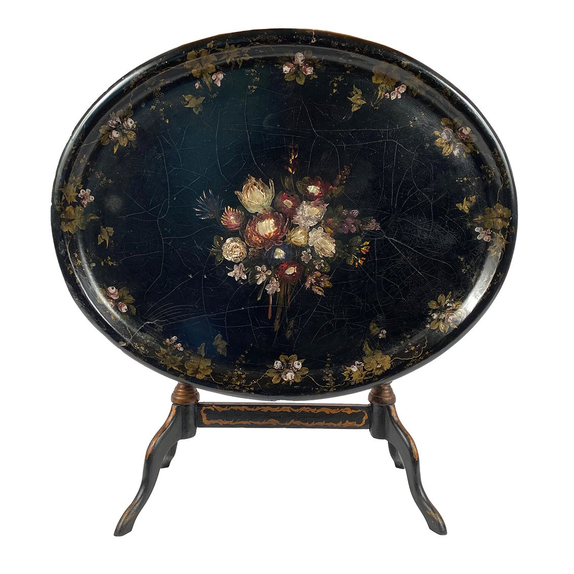 Guéridon bas basculant Napoléon III-photo-4