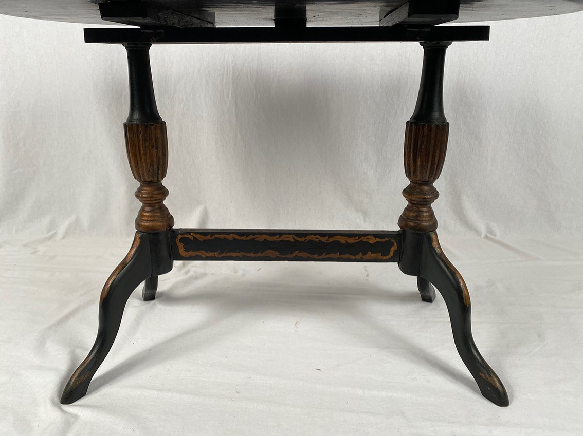 Guéridon bas basculant Napoléon III-photo-2