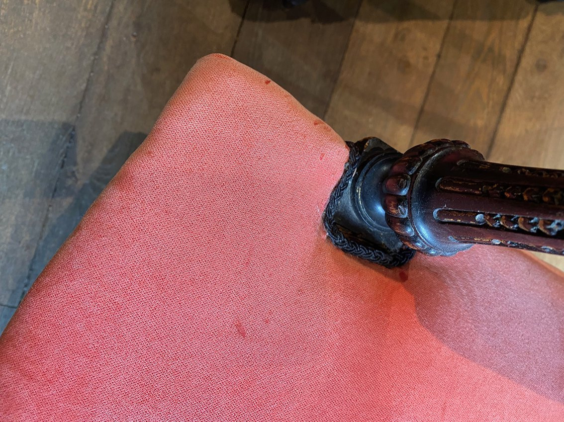 Pair Of Louis XVI Style Armchairs, Napoleon III Period-photo-6