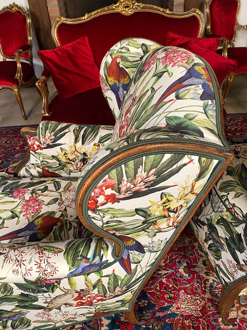 Pair Of Large Louis XV-style Wingback Armchairs-photo-6
