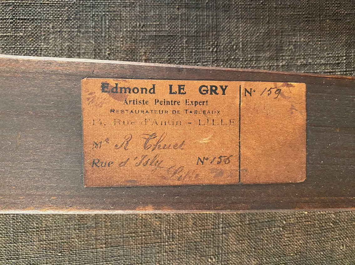 Northern School, 19th Century. "landscape With Mill," Oil On Canvas.-photo-7