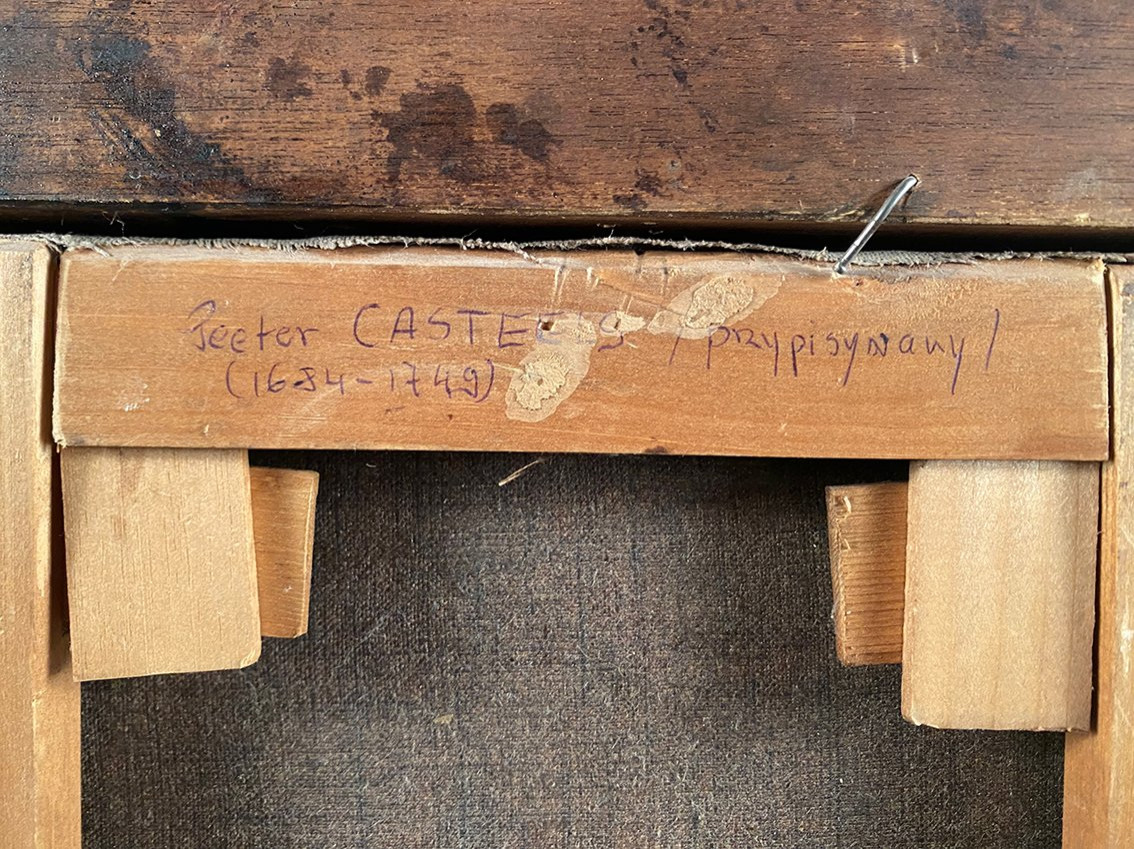 Nature morte aux fleurs d’après Pieter Casteels (1684 – 1749), huile sur toile-photo-5