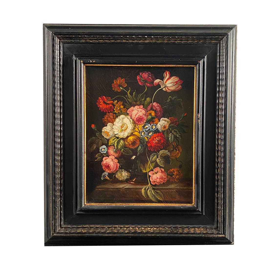 Nature morte aux fleurs d’après Pieter Casteels (1684 – 1749), huile sur toile