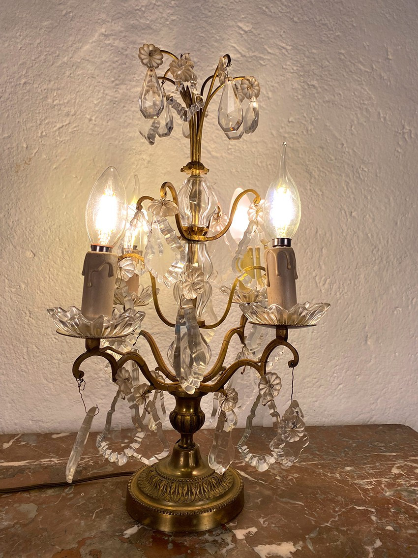 Large Bronze Girandole In The Louis XVI Style, 20th Century