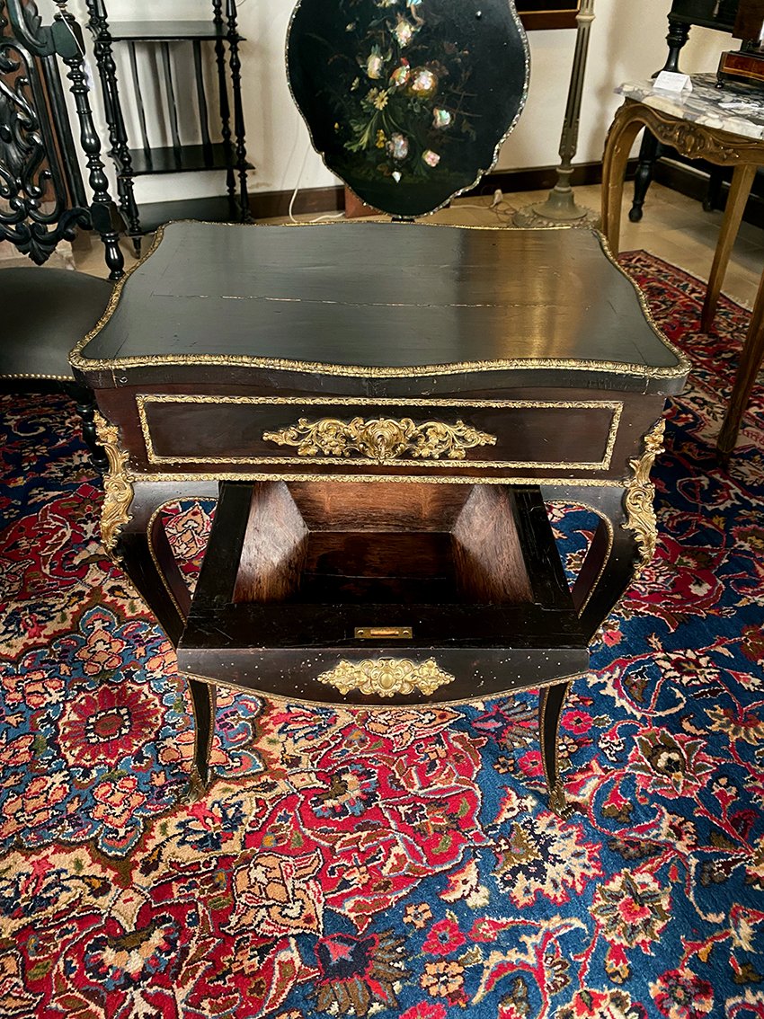 Blackened Wood And Bronze Ornamentation, Napoleon III-photo-6
