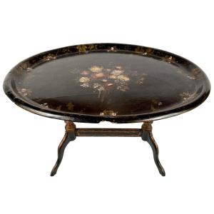 Napoleon III Low Tilting Pedestal Table