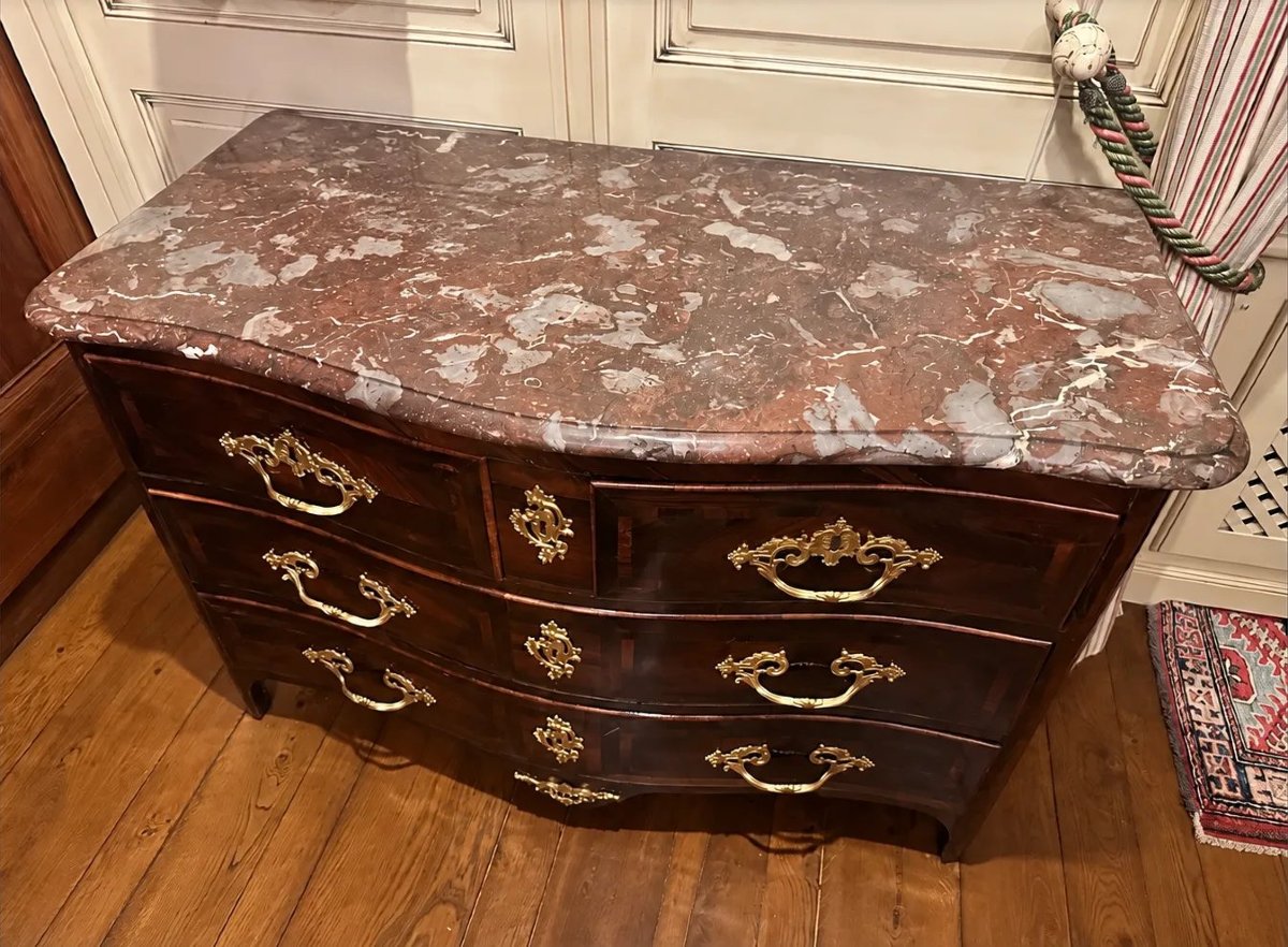 Commode parisienne estampillée J.-B. Fromageau, XVIIIe siècle-photo-3