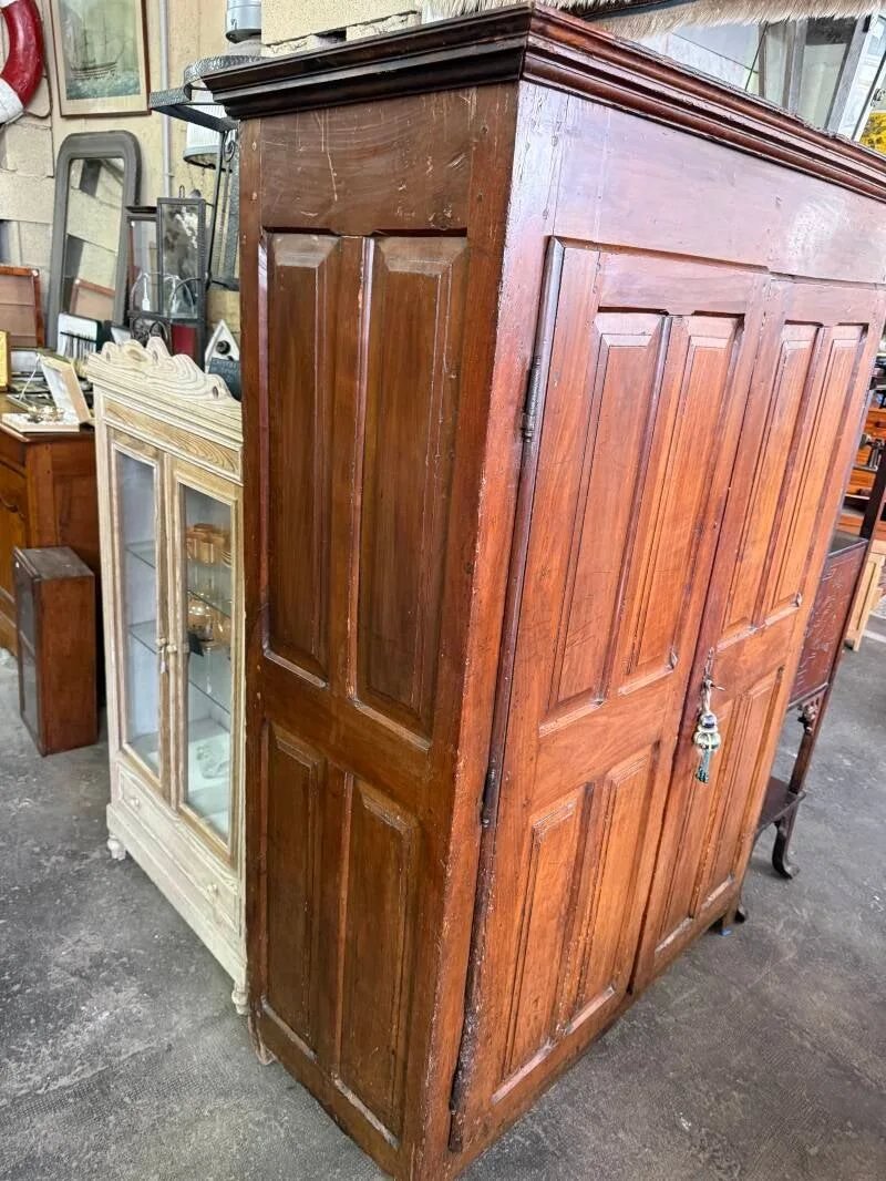 Louis XIII Armoire In Solid Cherry Wood, 17th Century-photo-3