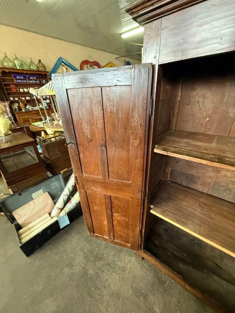 Louis XIII Armoire In Solid Cherry Wood, 17th Century-photo-4