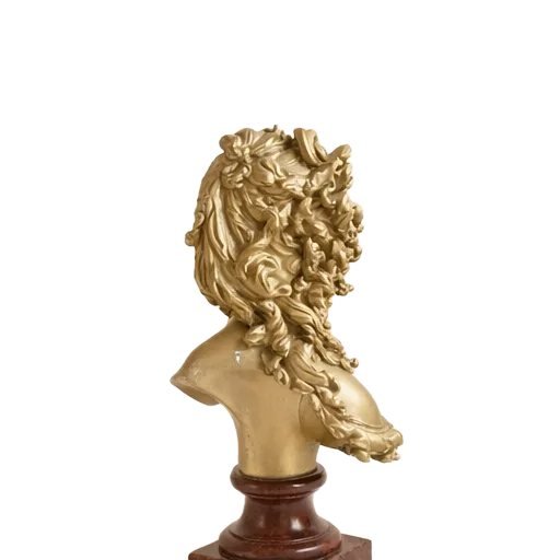 Bust Of A Young Woman After Clodion, Mercury-gilt Bronze, Late 19th Century-photo-4