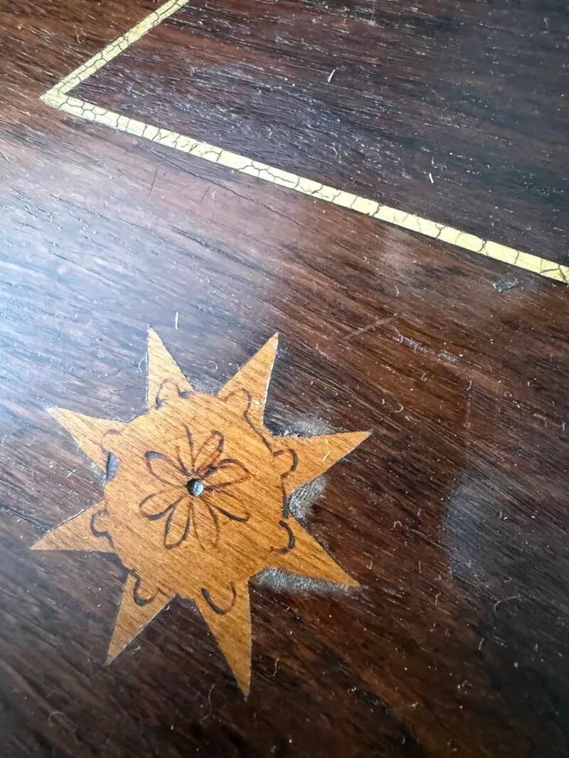 Table With Two Tops Featuring Japanese-style Marquetry, Circa 1880-photo-3