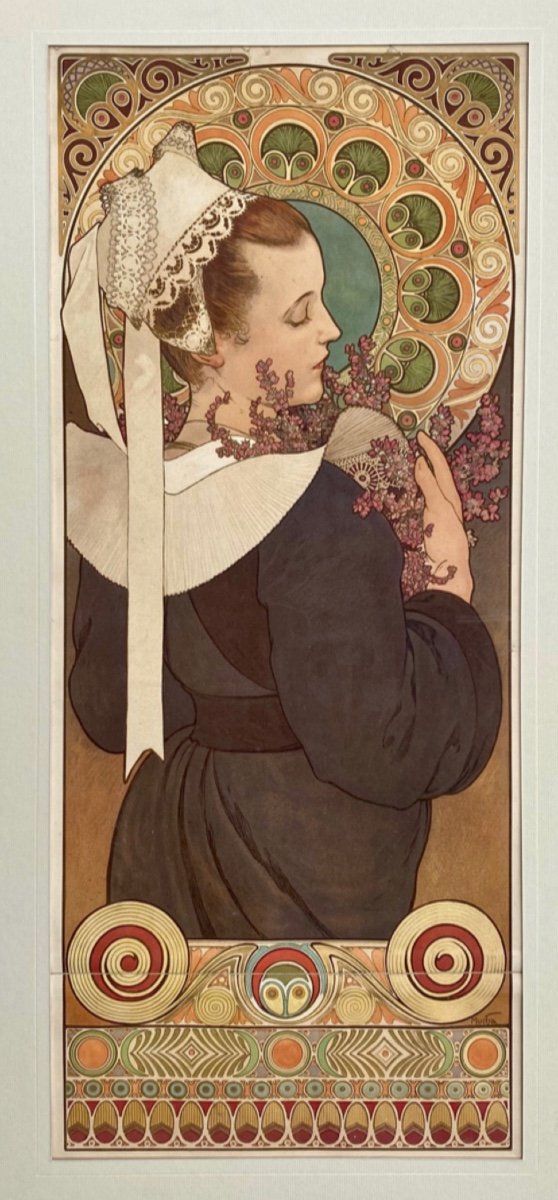 Bruyère De Falaise, d'Après Alphonse Mucha -photo-3