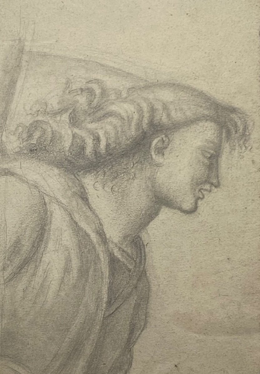 Tête d’ange, d’après Raphaël