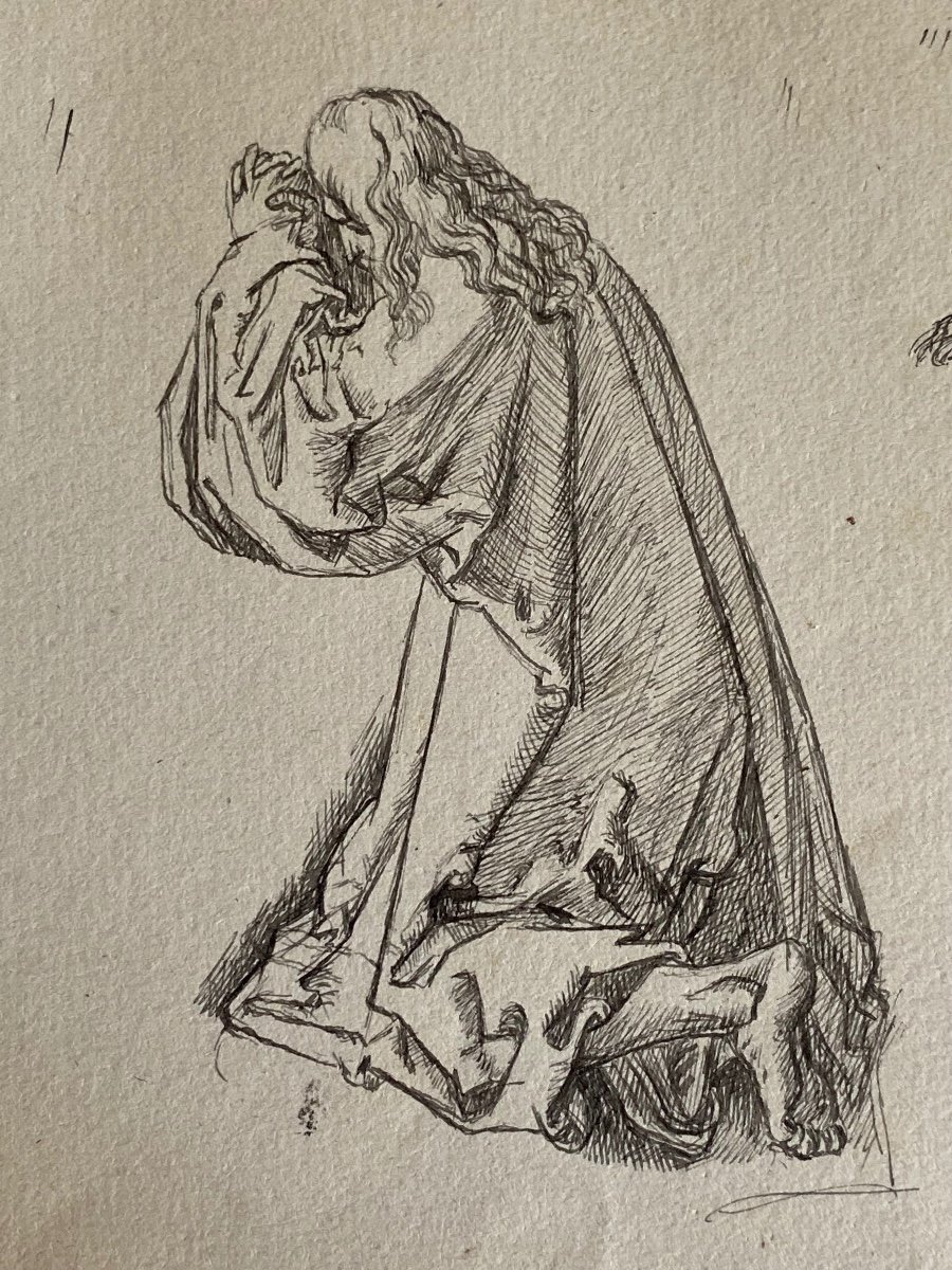 According To Dürer, Christ And Saint John At Prayer In The Garden Of Olives-photo-2