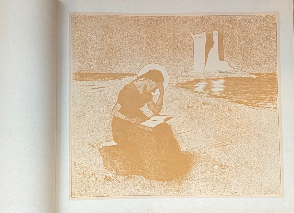 Symbolist Work, Etienne Moreau-nélaton - The Great Saints Of Little Children-photo-4