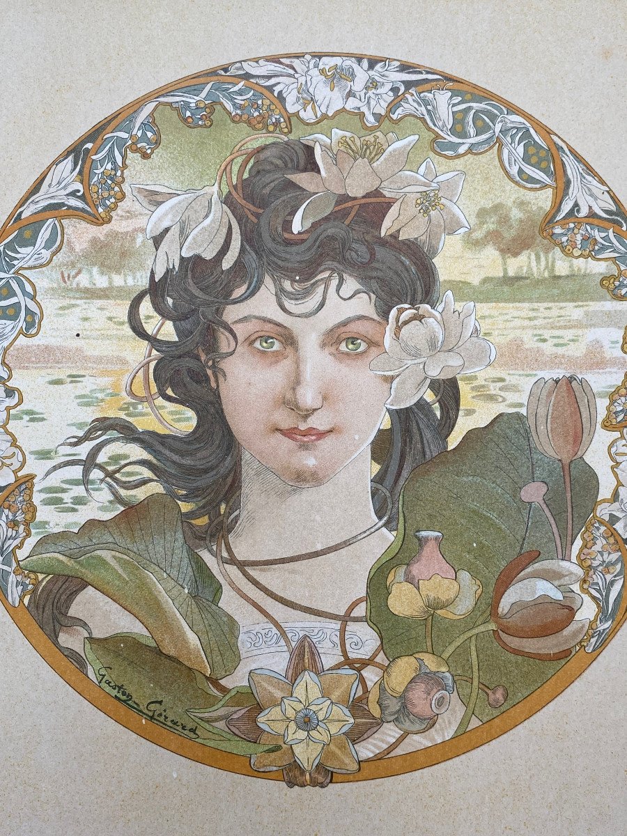 Gaston Gérard - Water Lilies-photo-3
