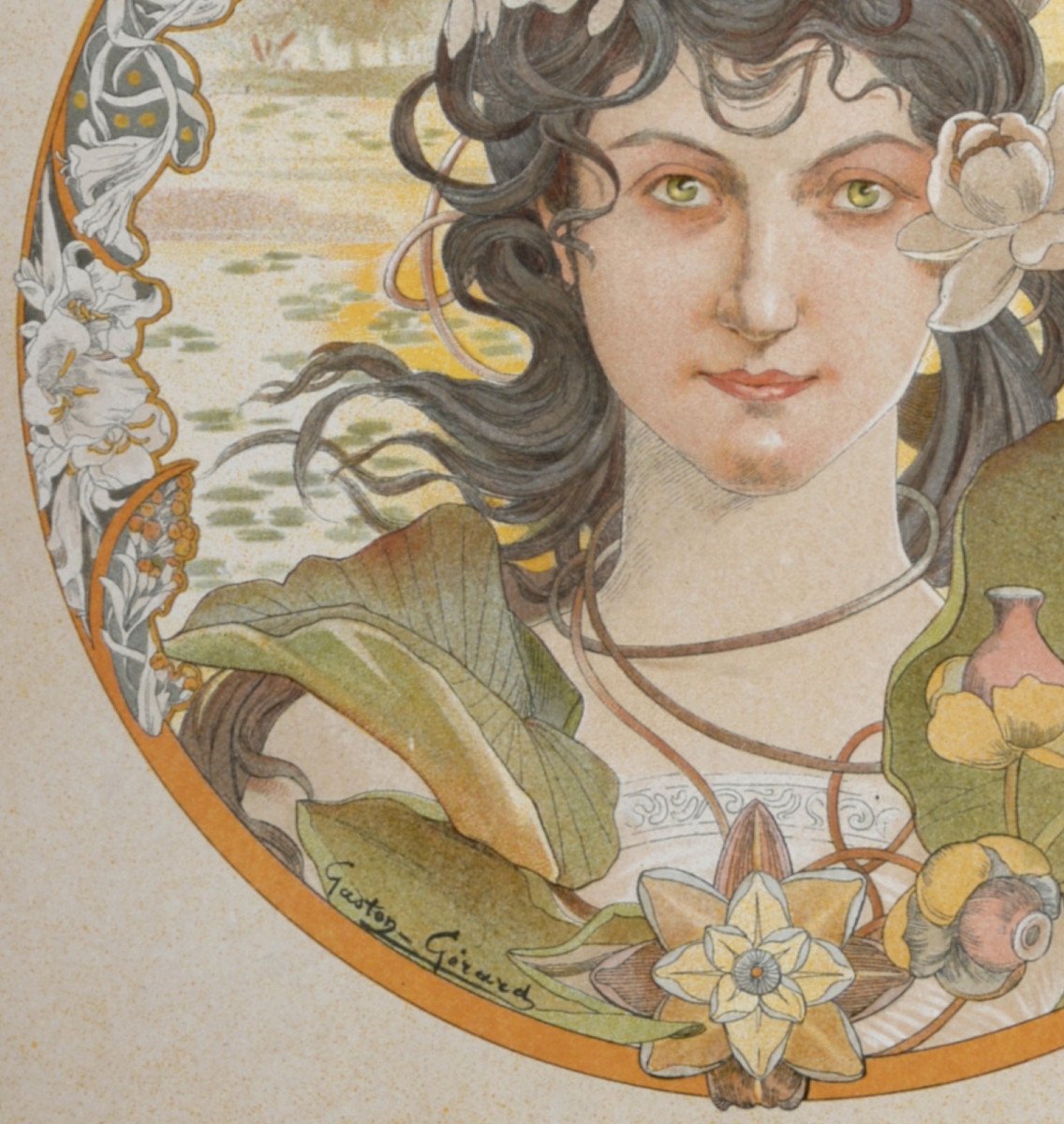 Gaston Gérard - Water Lilies-photo-2
