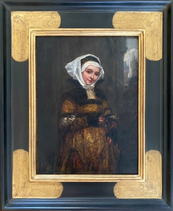 Jeune Hollandaise,  dans l'esprit de Rembrandt