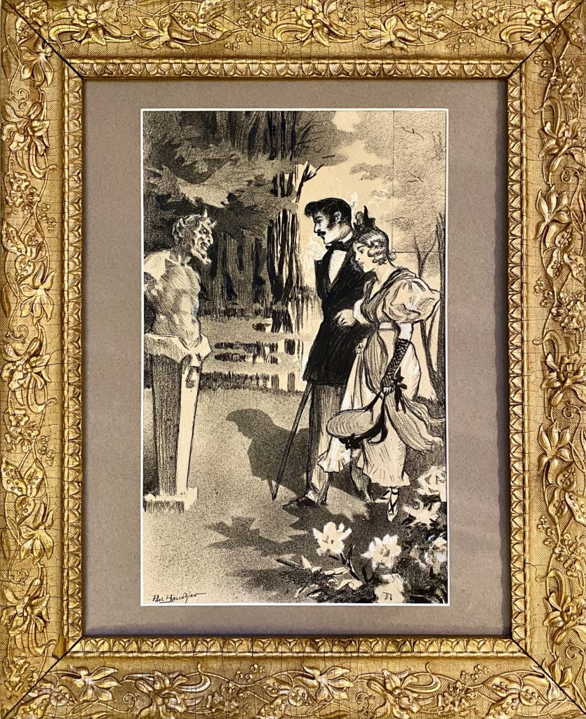 Balluriau - The Faun, Illustration Of The Poem By Paul Verlaine