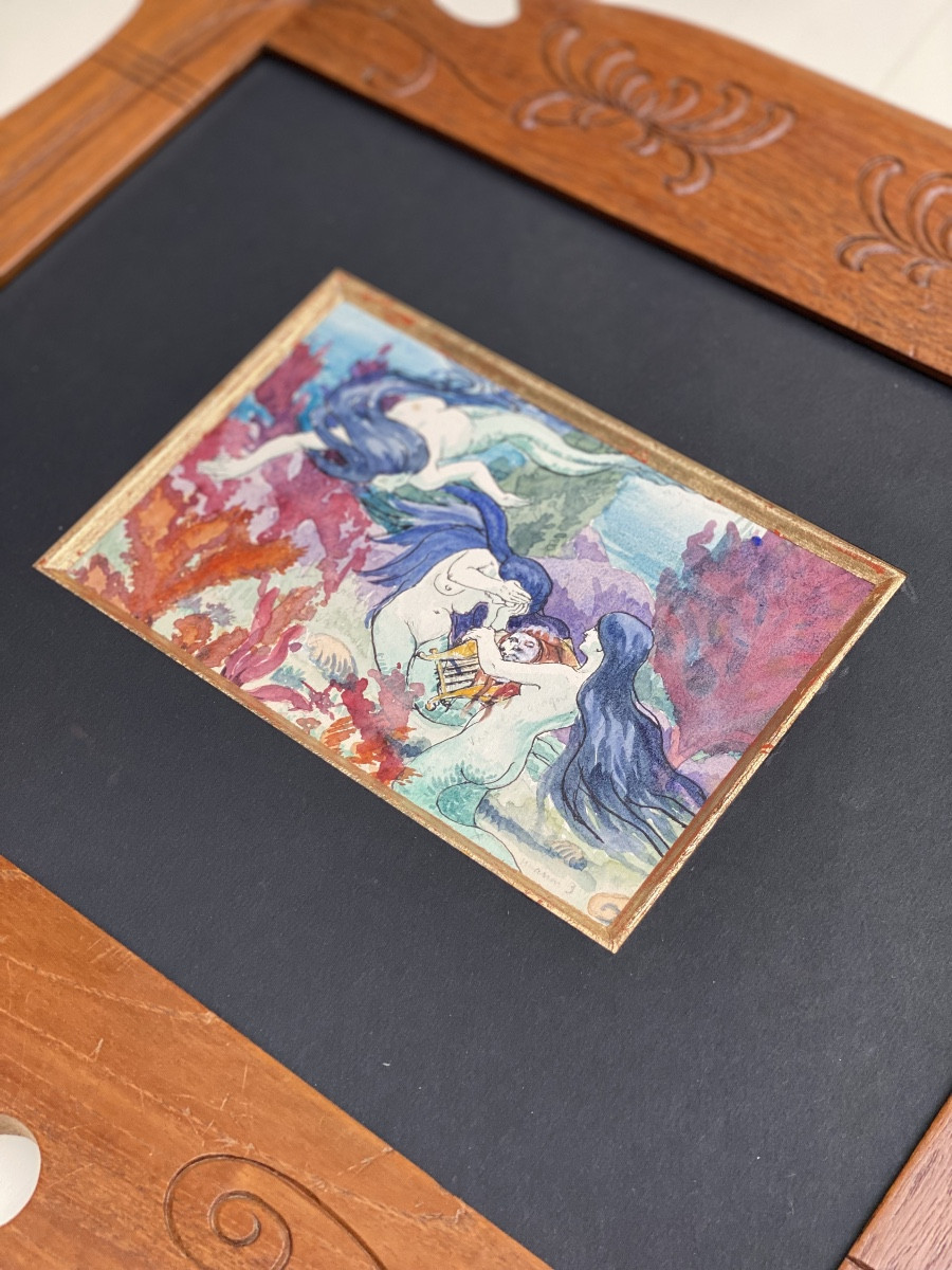 Georges GIRARDOT, Sirènes avec Orphée-photo-1