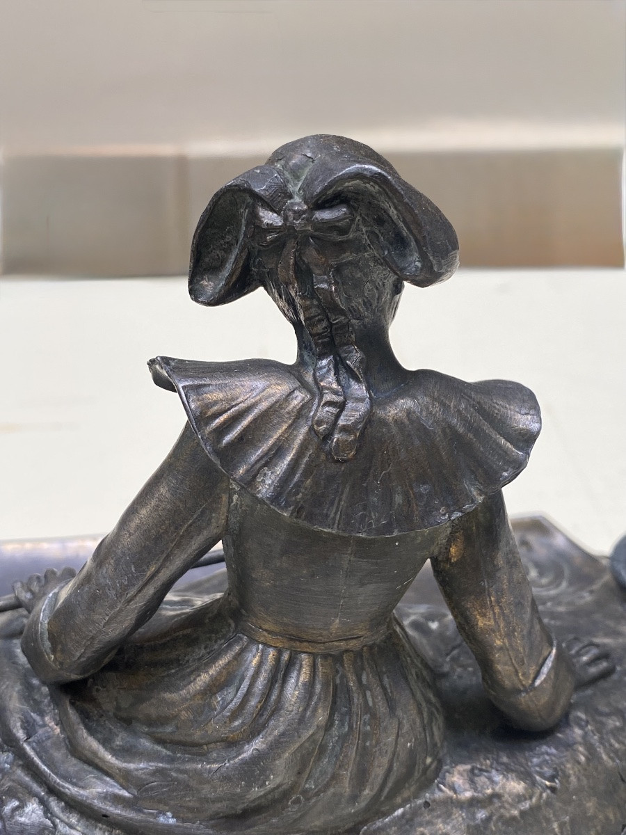 Encrier Art Nouveau Breton-photo-3