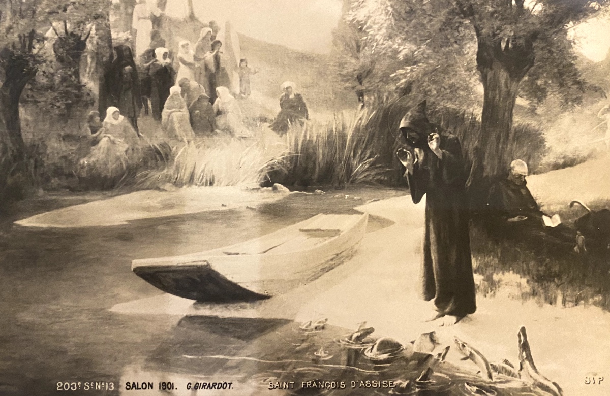 Georges Girardot, Gardon, étude pour Saint François -photo-4