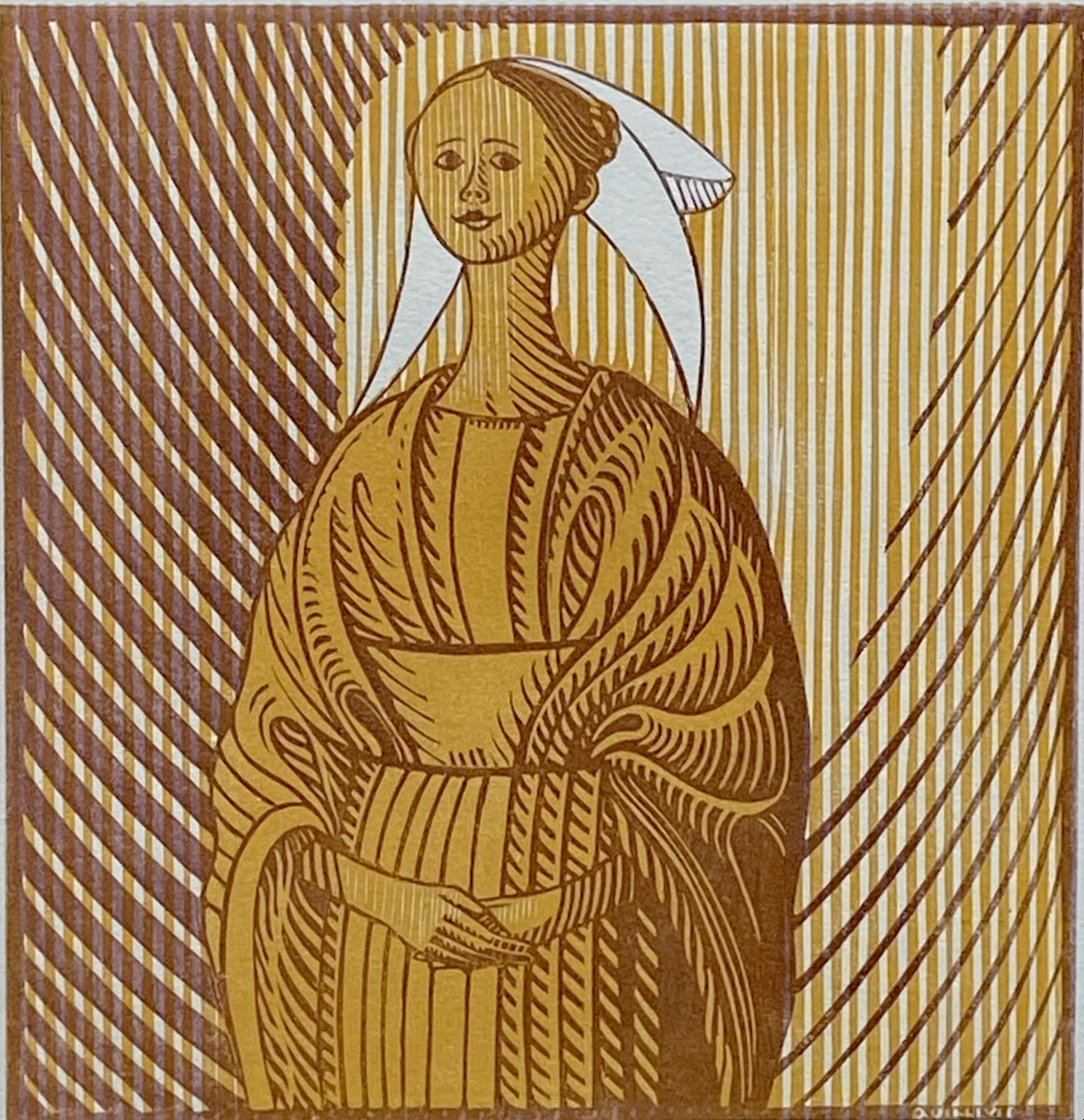 René Quillivic (plouhinec, 1897 – Paris, 1969) - The Fiancé Of The Fisherman Of Iceland, A Young Breton Woman 