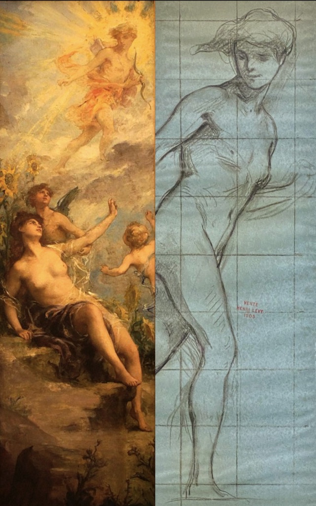 Henri Léopold Lévy - Preparatory Figure Of The Sun-apollo-photo-2