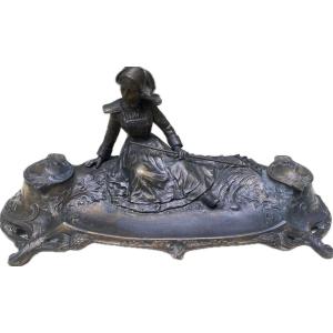 Encrier Art Nouveau Breton