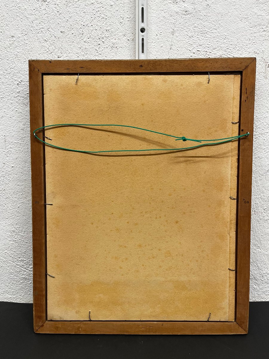 Tableau Pastel de Jac Dum, 20ème siècle-photo-4