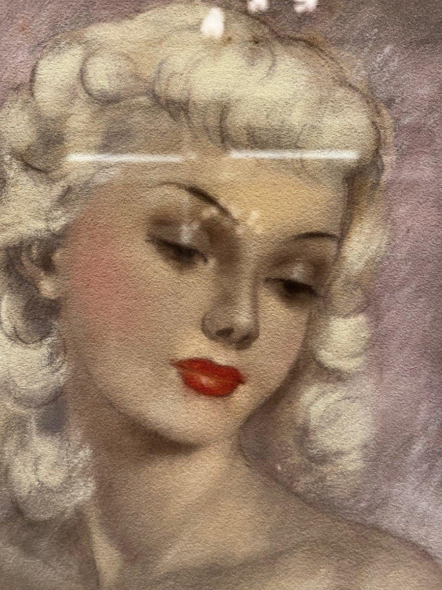 Tableau Pastel de Jac Dum, 20ème siècle-photo-2