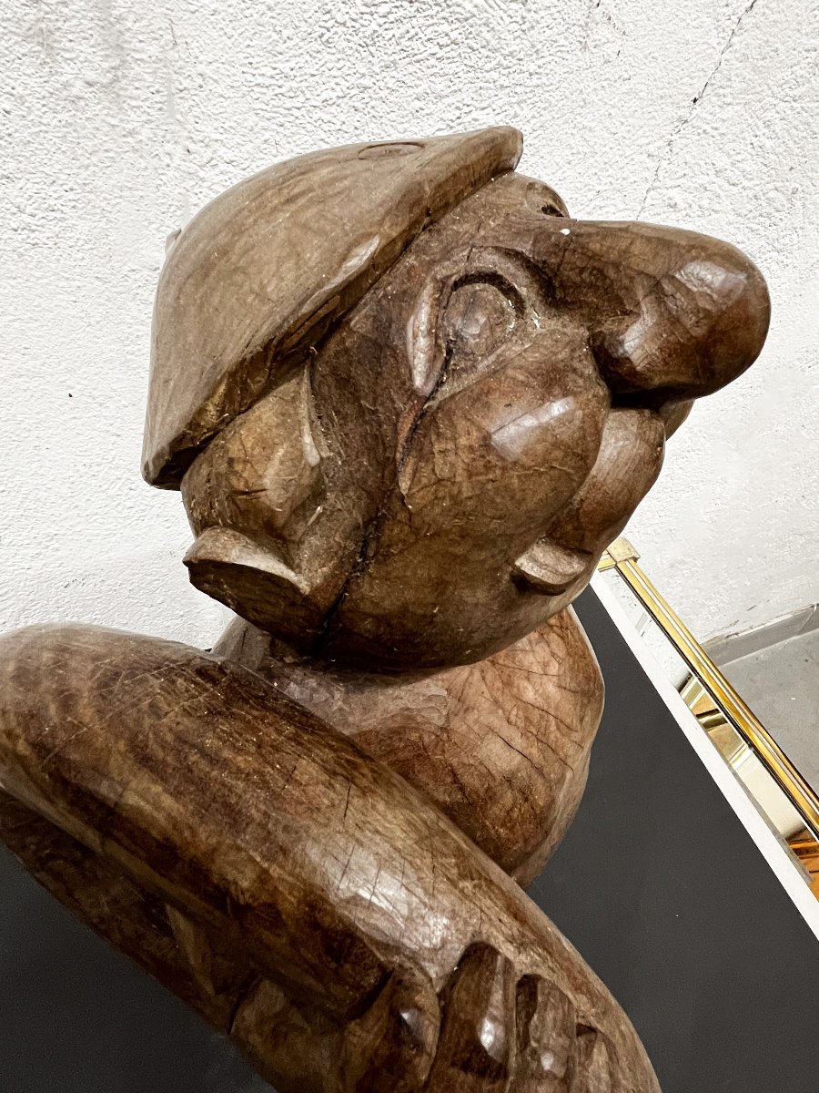 Wooden Sculpture - The Bathers - The Man-photo-6