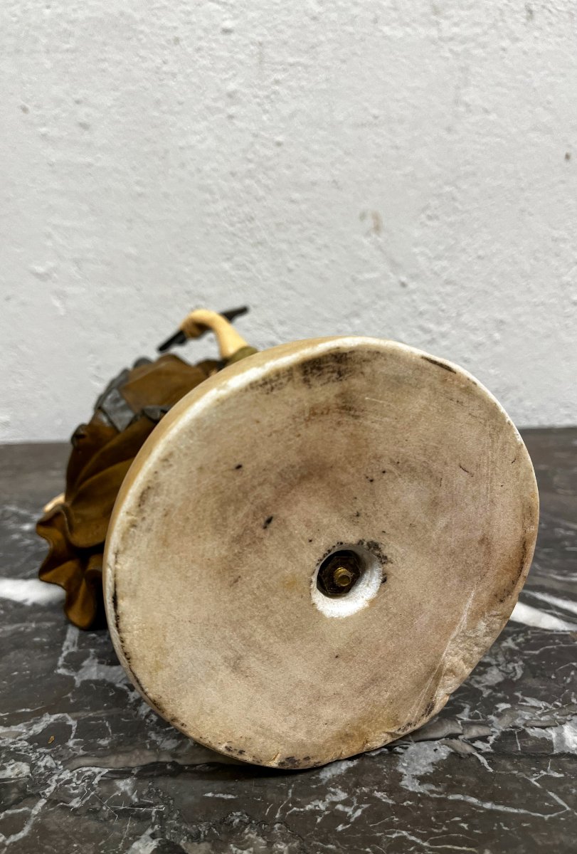 Sculpture "merveilleuse" avec éventail-photo-4