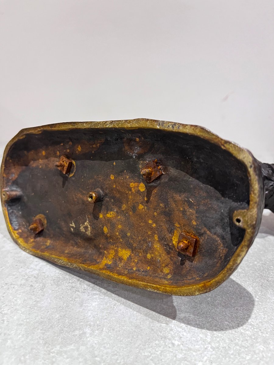 Bronze German Shepherd Dog Of Albert-pierre Laplanche -photo-3