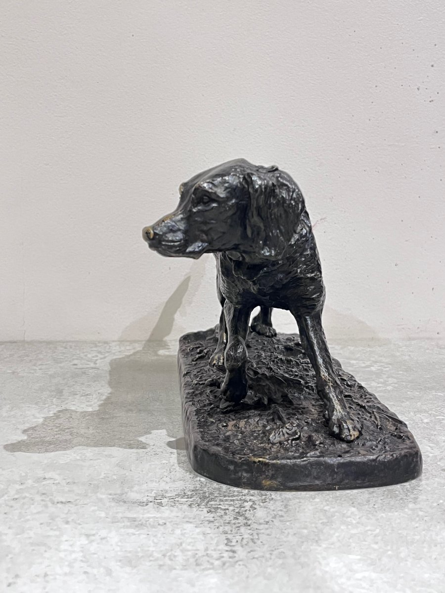 Bronze animalier chien de Pierre-Jules Mêne-photo-1