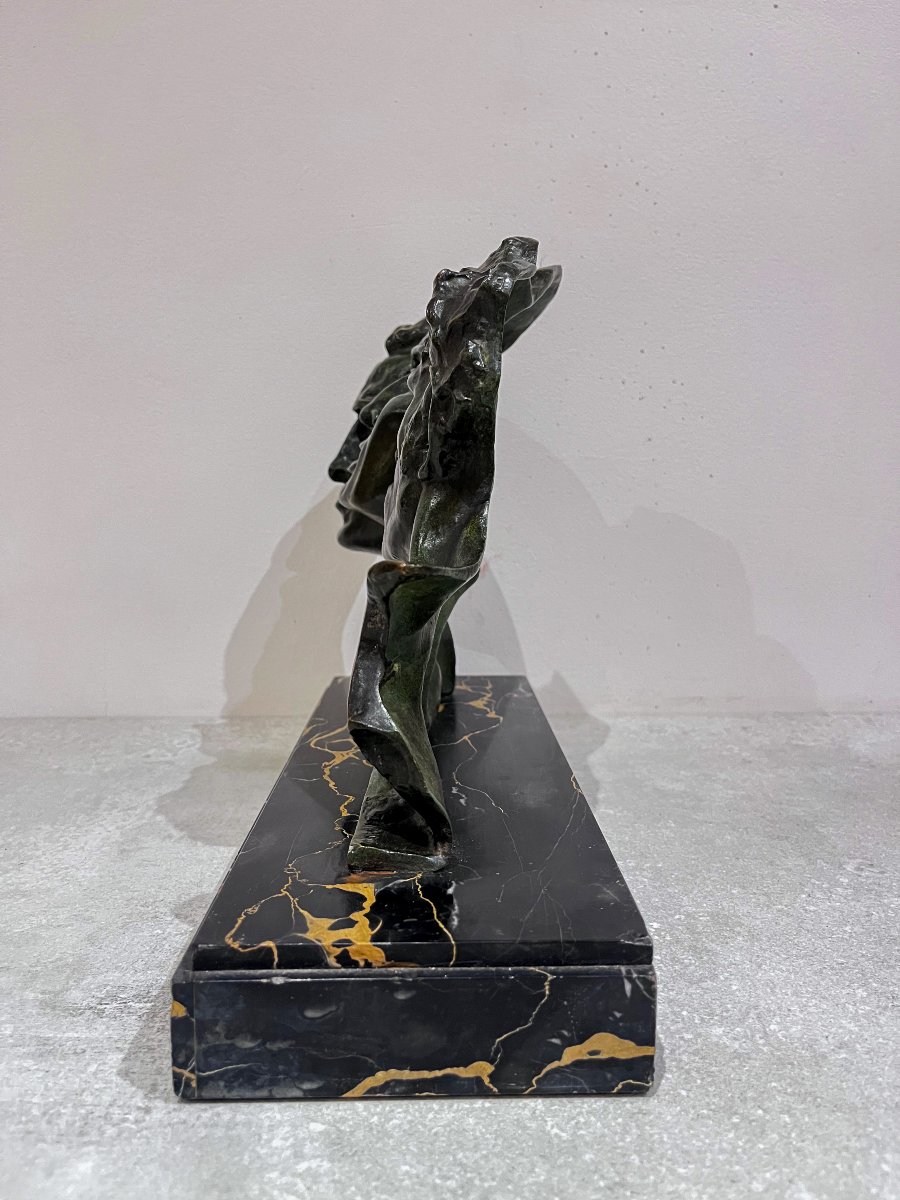 Bronze “tres Rostros” By Sergei Zelikson-photo-2