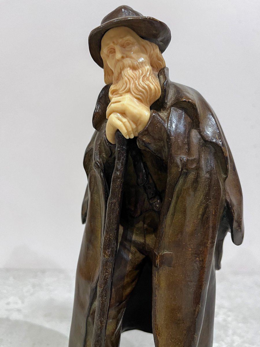 Chryselephantine "the Shepherd" By Marius Remondo-photo-3