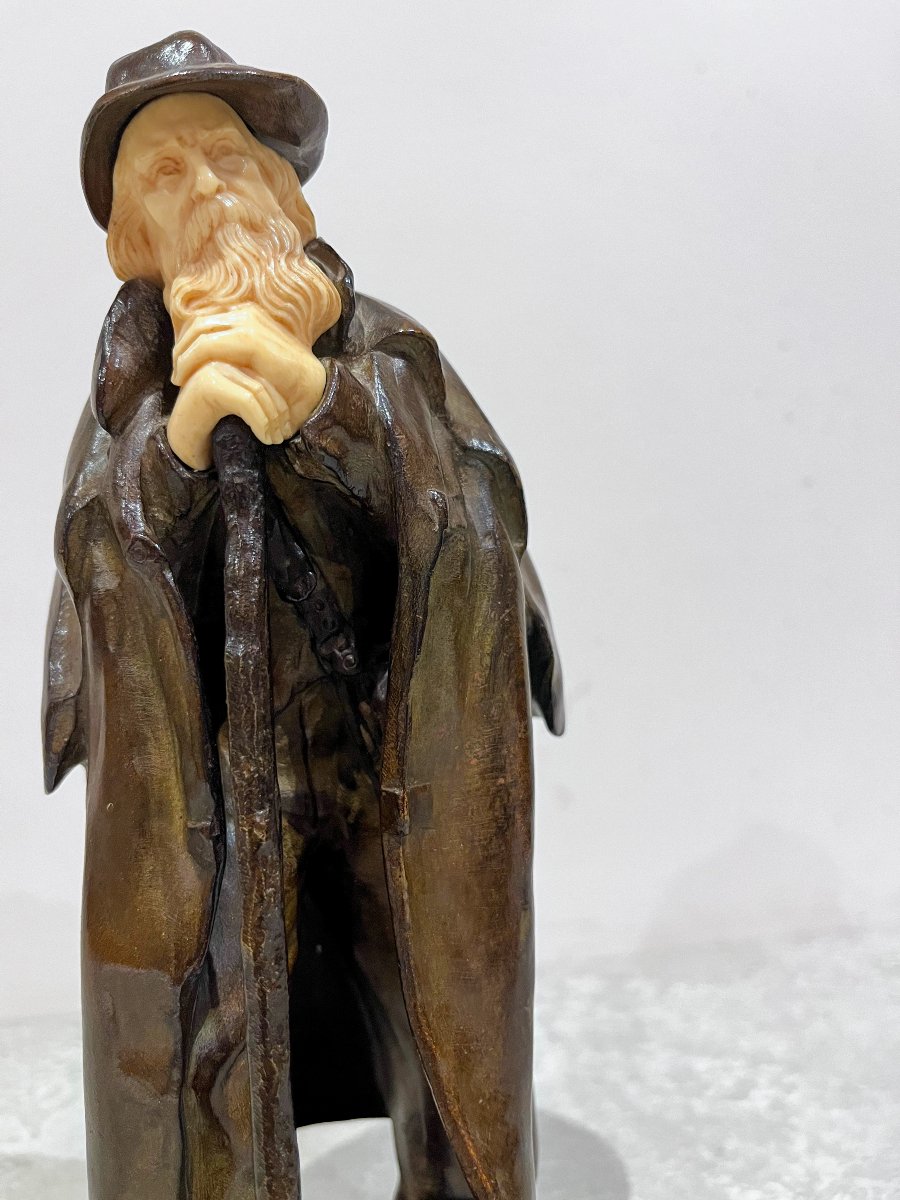 Chryselephantine "the Shepherd" By Marius Remondo-photo-3