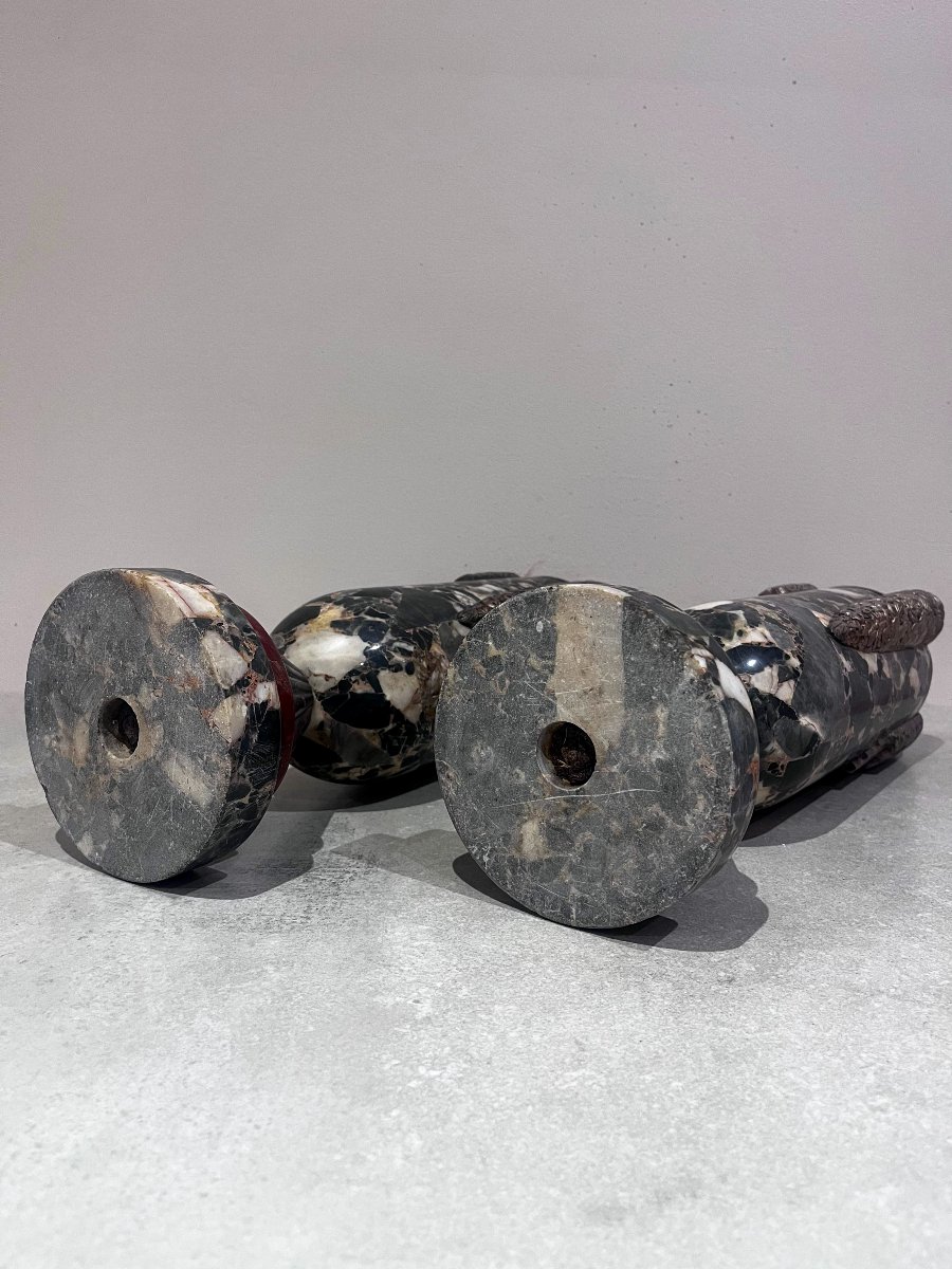 Pair Of Art Deco Cassolettes-photo-4