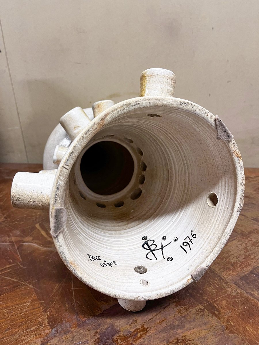 Large Ceramics By Daniel Cassiet,-photo-3