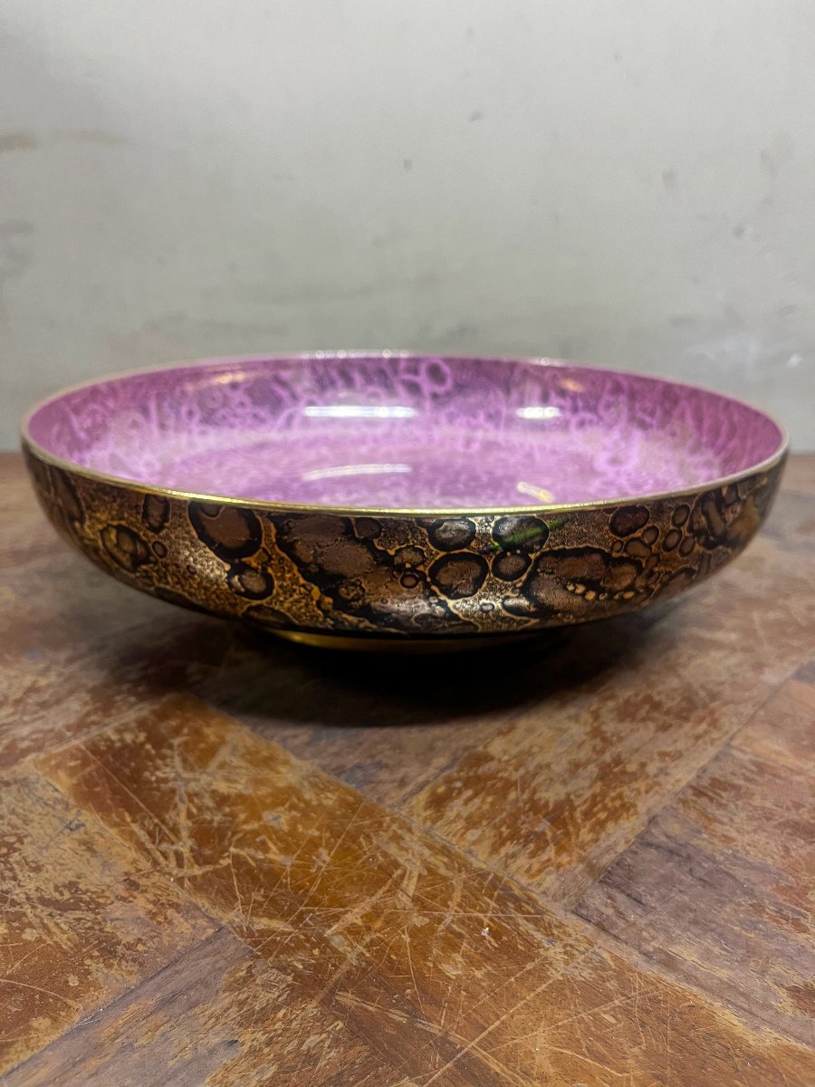 Mf Sèvres Ceramic Bowl, Art Deco-photo-4
