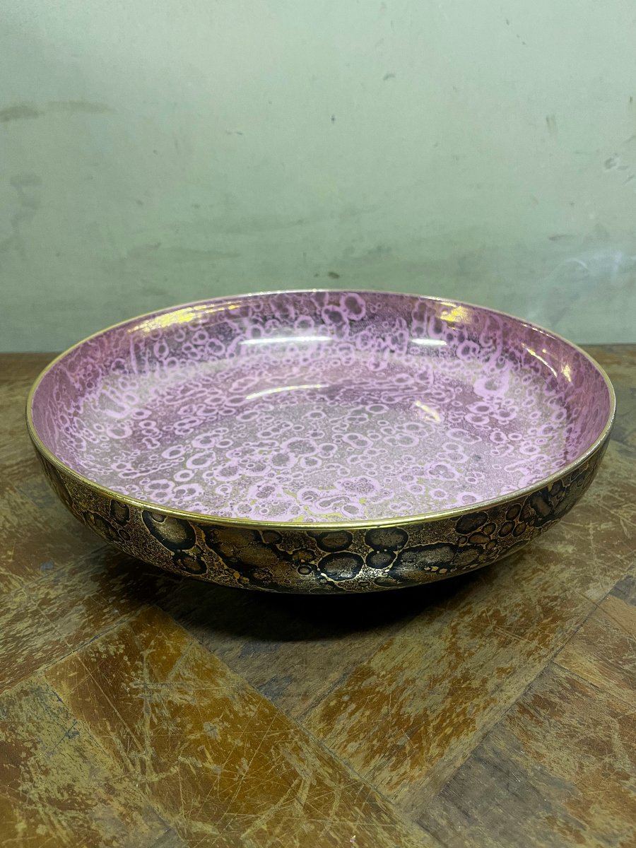 Mf Sèvres Ceramic Bowl, Art Deco-photo-3