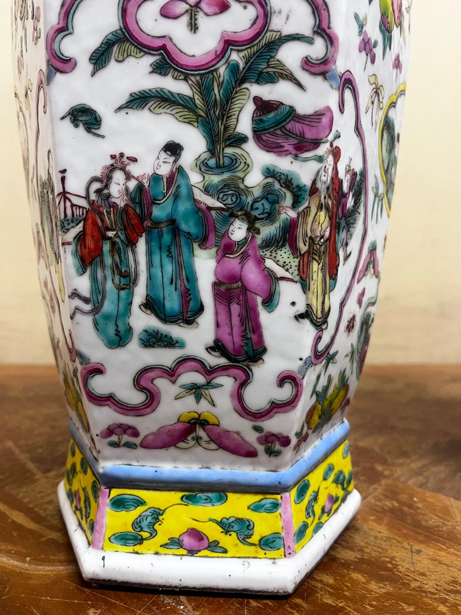 Paire de vase Chinois, 19ème siècle-photo-3