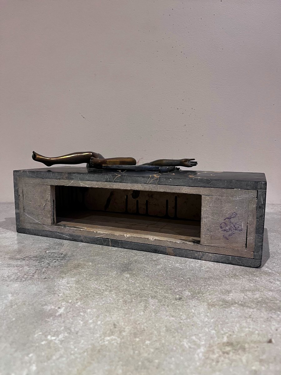 Bronze Art Deco, Elegante de Zoltan Kovatz-photo-3