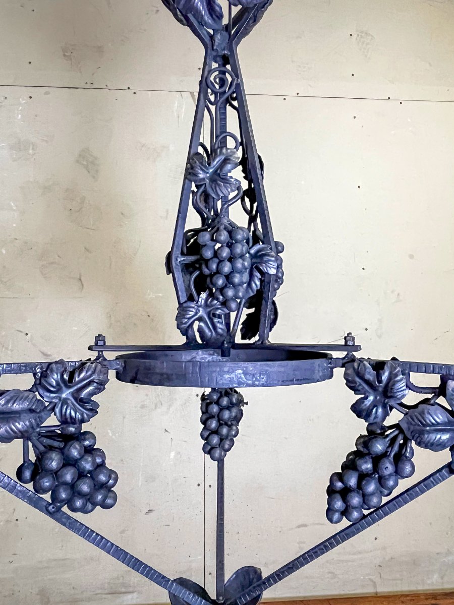 Wrought-iron Chandelier Frame-photo-2