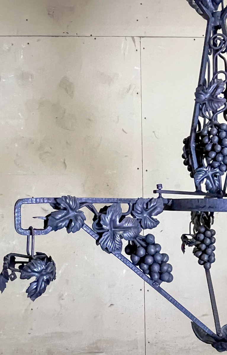Wrought-iron Chandelier Frame-photo-3