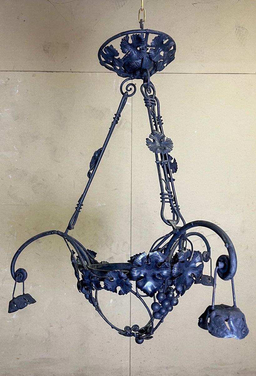 Wrought-iron Chandelier Frame-photo-2