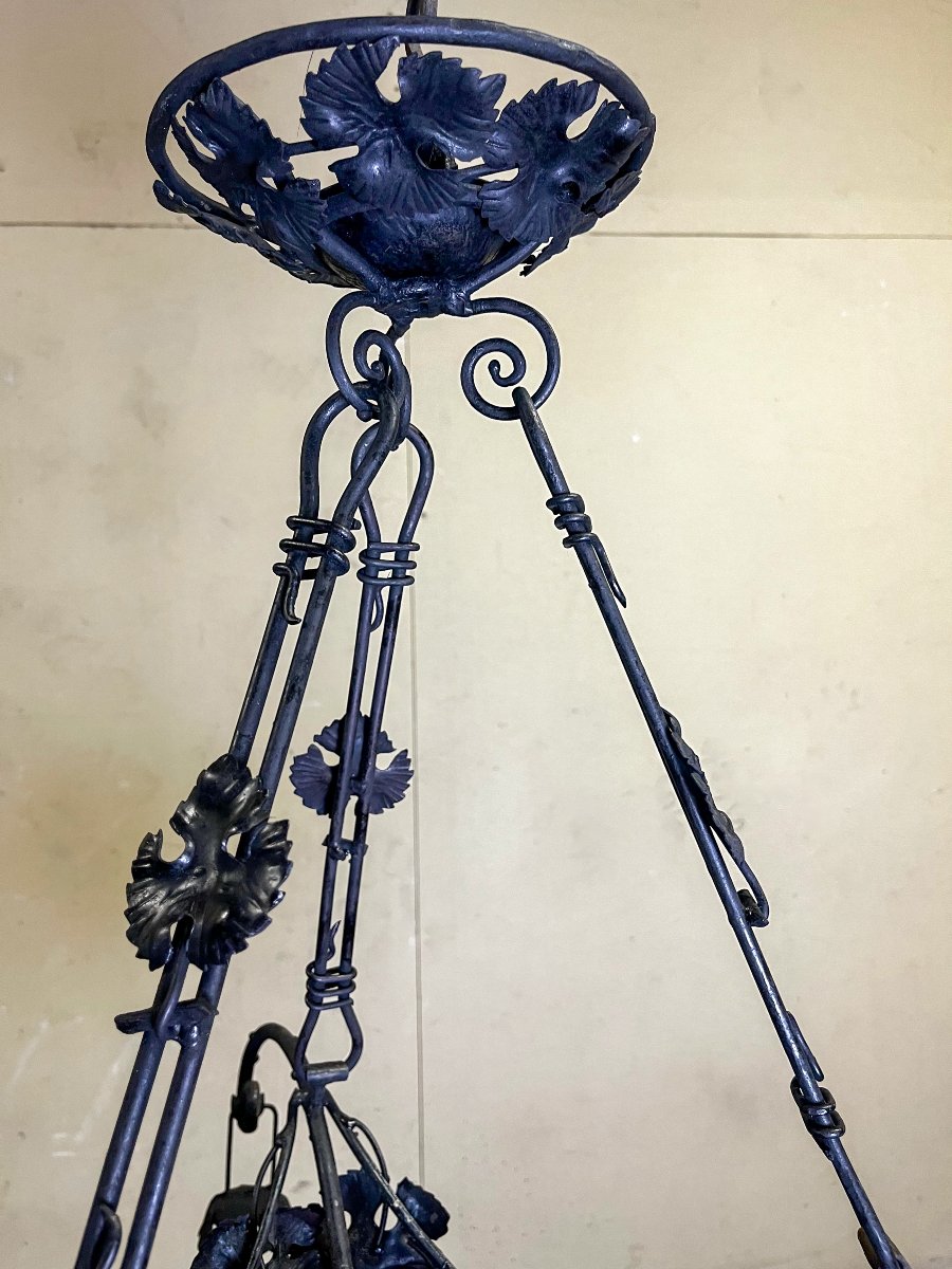 Wrought-iron Chandelier Frame-photo-1