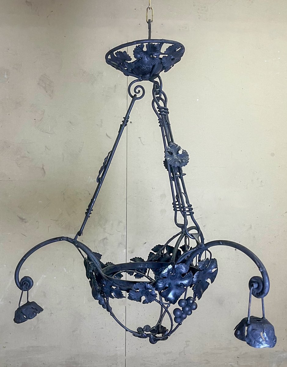 Wrought-iron Chandelier Frame